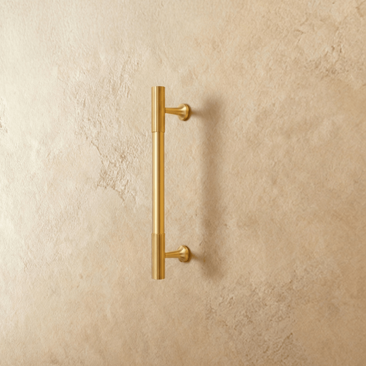Solid Brass Cabinet Knobs & Drawer Pulls, Minimalist Kitchen & Bedroom Hardware, Tarnish-Resistant Brass, Set of 2, 1.1-12.6in
