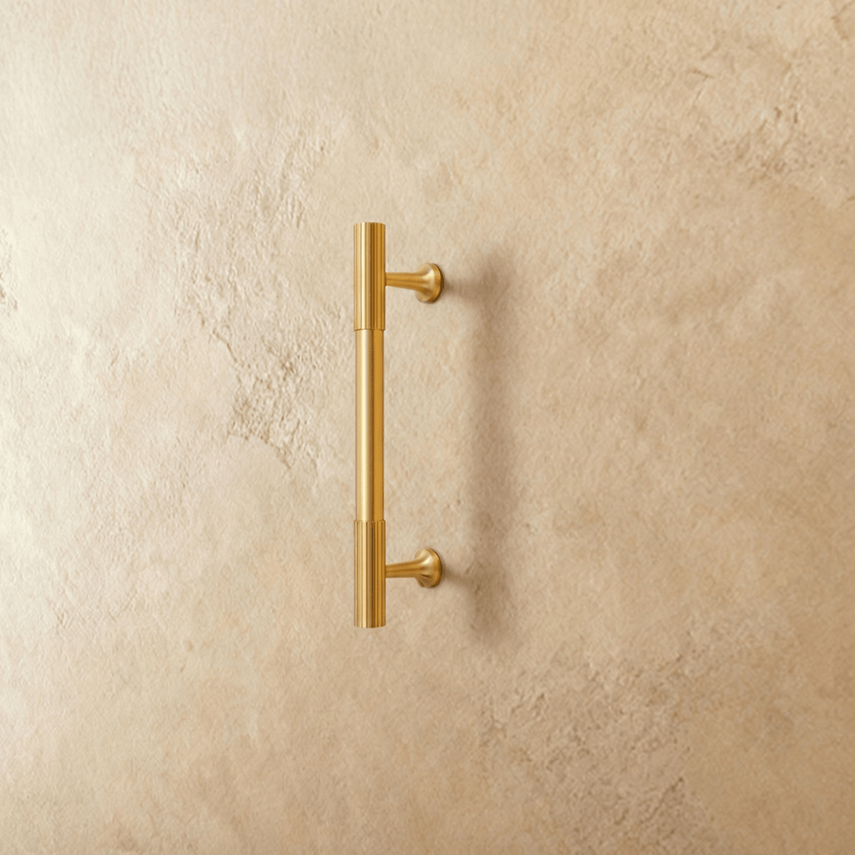 Solid Brass Cabinet Knobs & Drawer Pulls, Minimalist Kitchen & Bedroom Hardware, Tarnish-Resistant Brass, Set of 2, 1.1-12.6in