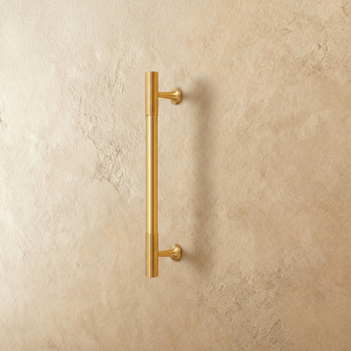 Solid Brass Cabinet Knobs & Drawer Pulls, Minimalist Kitchen & Bedroom Hardware, Tarnish-Resistant Brass, Set of 2, 1.1-12.6in