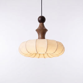 ANJA: Vintage Houten Hanglamp