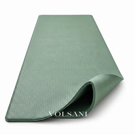 Anti Fatigue Kitchen Mat with Cushioned Base Non Slip Kitchen & Sink Runner Wipe Clean PU 4 Colors 29-71in - Green / 45