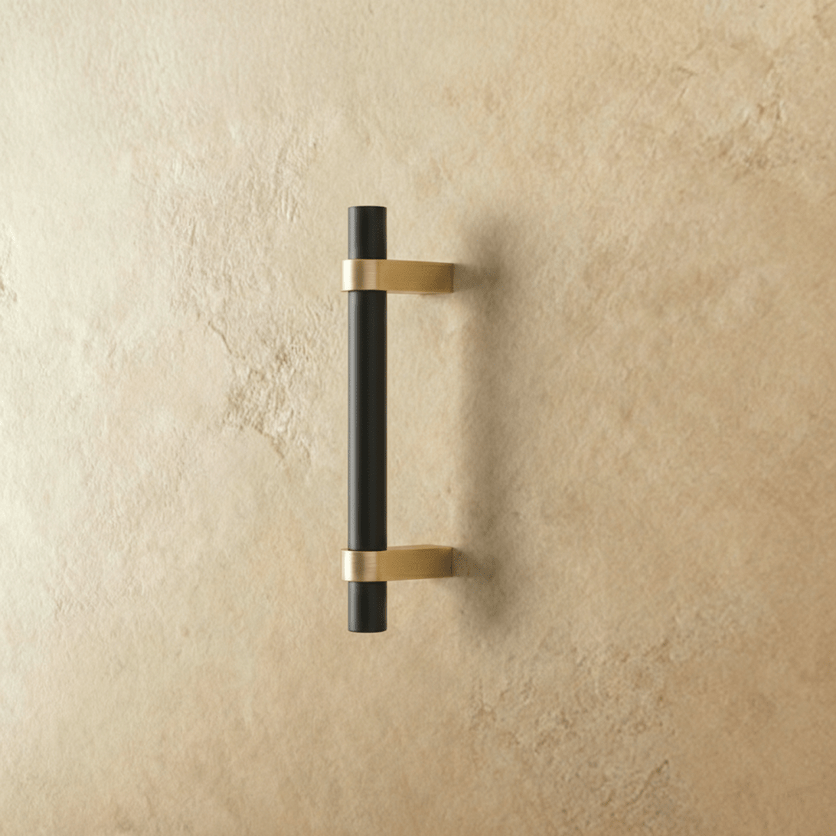 Wood & Brass Cabinet Knobs & Drawer Pulls, Modern Kitchen & Dresser Hardware, White Pink & Black Tones, Set of 2, 2.4-12.6in