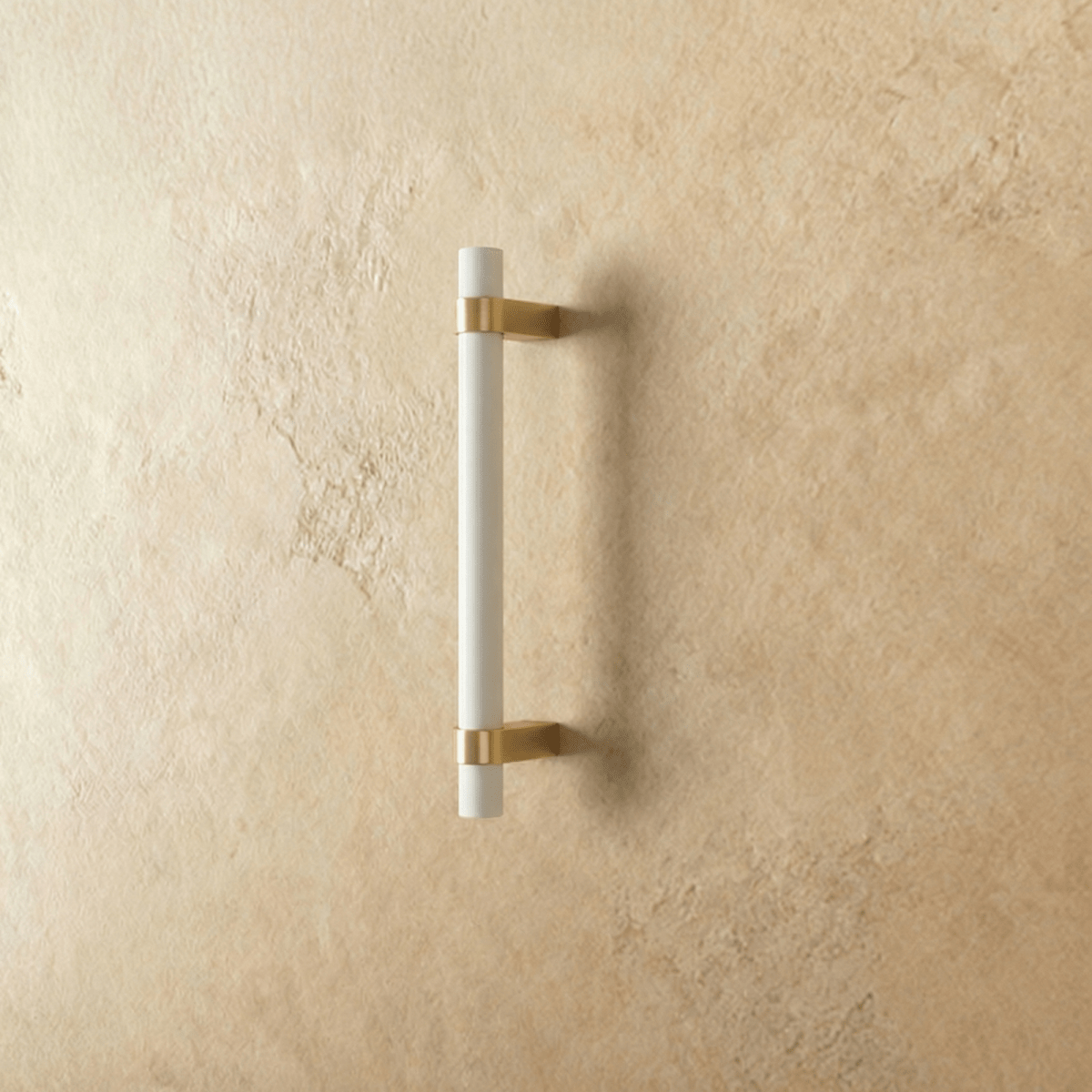 Wood & Brass Cabinet Knobs & Drawer Pulls, Modern Kitchen & Dresser Hardware, White Pink & Black Tones, Set of 2, 2.4-12.6in