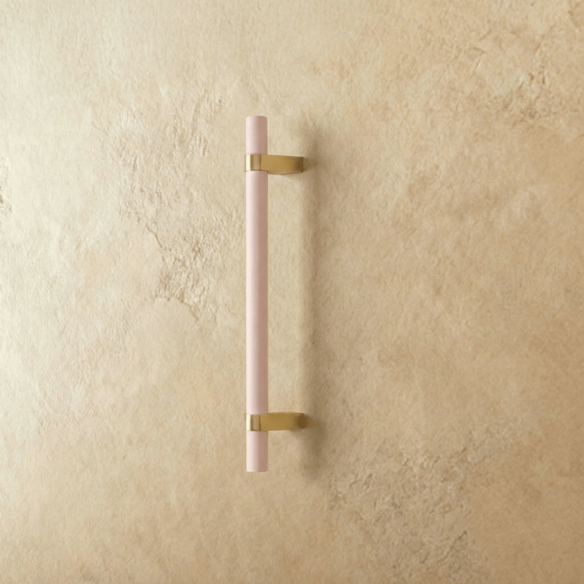 Wood & Brass Cabinet Knobs & Drawer Pulls, Modern Kitchen & Dresser Hardware, White Pink & Black Tones, Set of 2, 2.4-12.6in