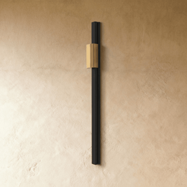 Aluminum Drawer Pull Bars, Modern & Industrial Kitchen & Wardrobe Hardware, Two-Tone Accents, Set of 2 in 3 Colors, 3.7-22.8in