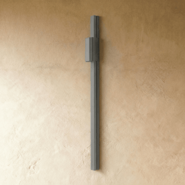 Aluminum Drawer Pull Bars, Modern & Industrial Kitchen & Wardrobe Hardware, Two-Tone Accents, Set of 2 in 3 Colors, 3.7-22.8in