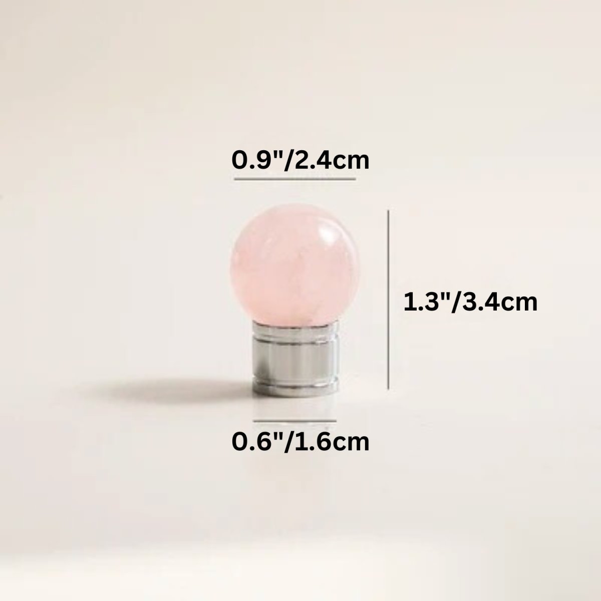 Crystal & Solid Brass Cabinet Knobs, Modern Kitchen & Dresser Hardware, Bright Chrome Finish, Set of 2 in 5 Colors, 0.9in