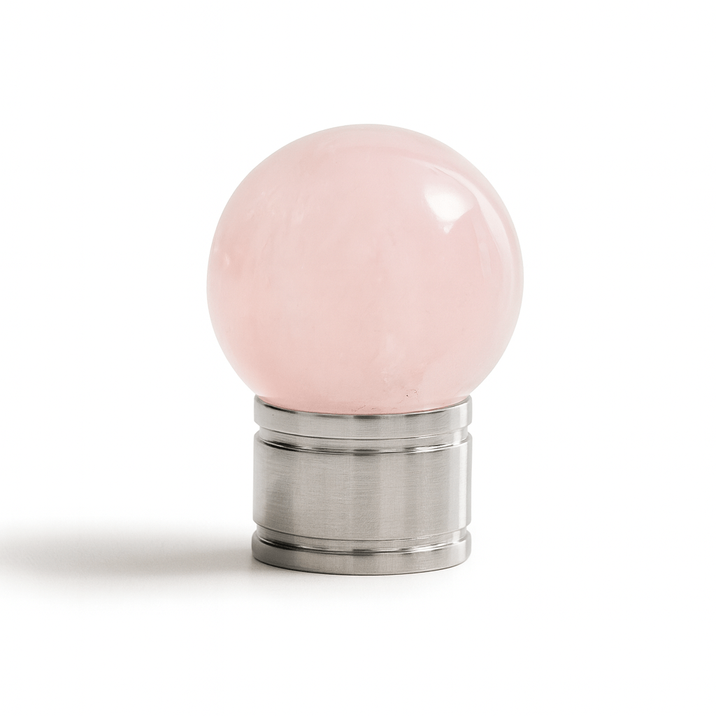 Crystal & Solid Brass Cabinet Knobs, Modern Kitchen & Dresser Hardware, Bright Chrome Finish, Set of 2 in 5 Colors, 0.9in