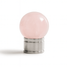 Crystal & Solid Brass Cabinet Knobs, Modern Kitchen & Dresser Hardware, Bright Chrome Finish, Set of 2 in 5 Colors, 0.9in