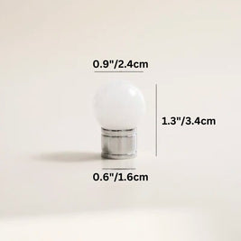 Crystal & Solid Brass Cabinet Knobs, Modern Kitchen & Dresser Hardware, Bright Chrome Finish, Set of 2 in 5 Colors, 0.9in