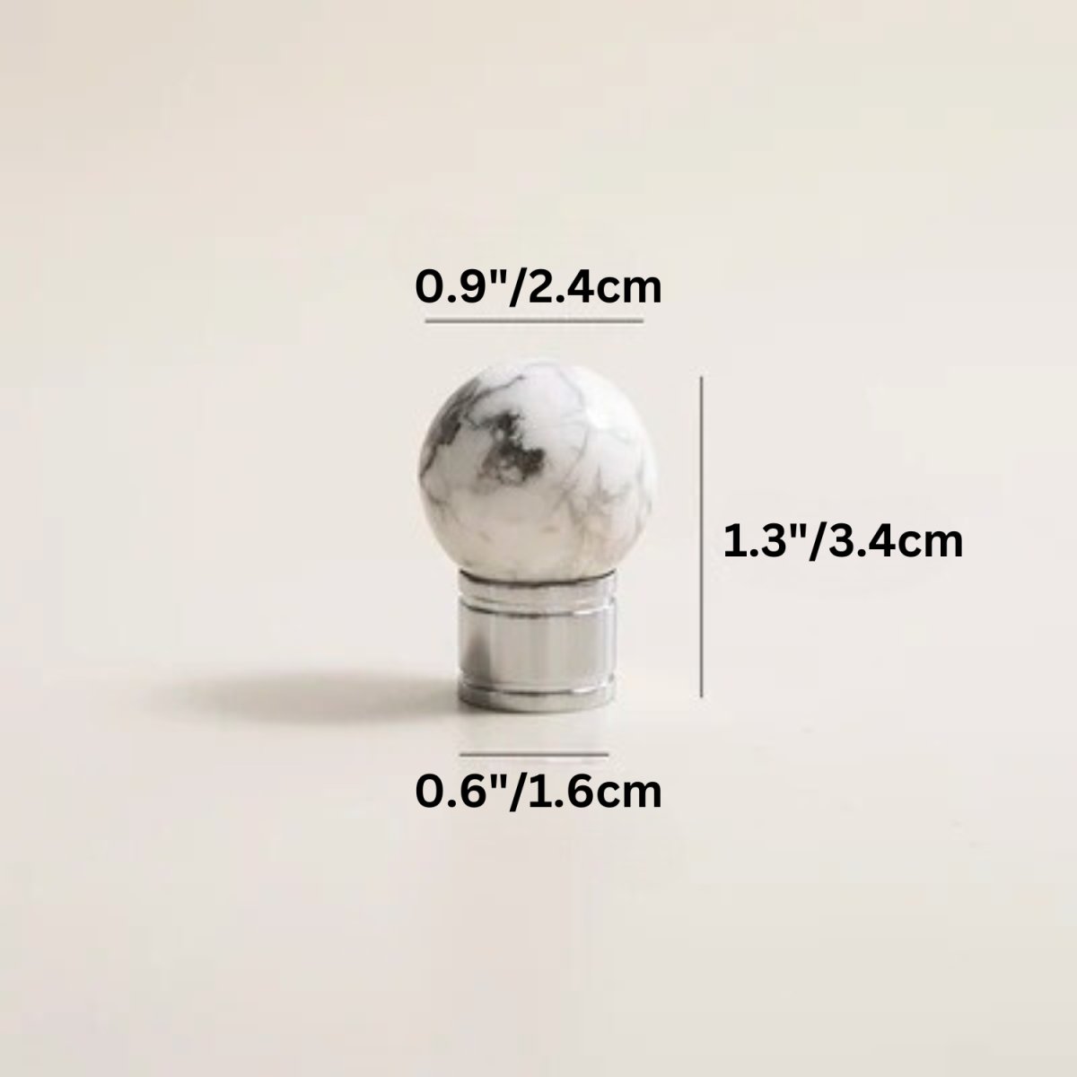Crystal & Solid Brass Cabinet Knobs, Modern Kitchen & Dresser Hardware, Bright Chrome Finish, Set of 2 in 5 Colors, 0.9in