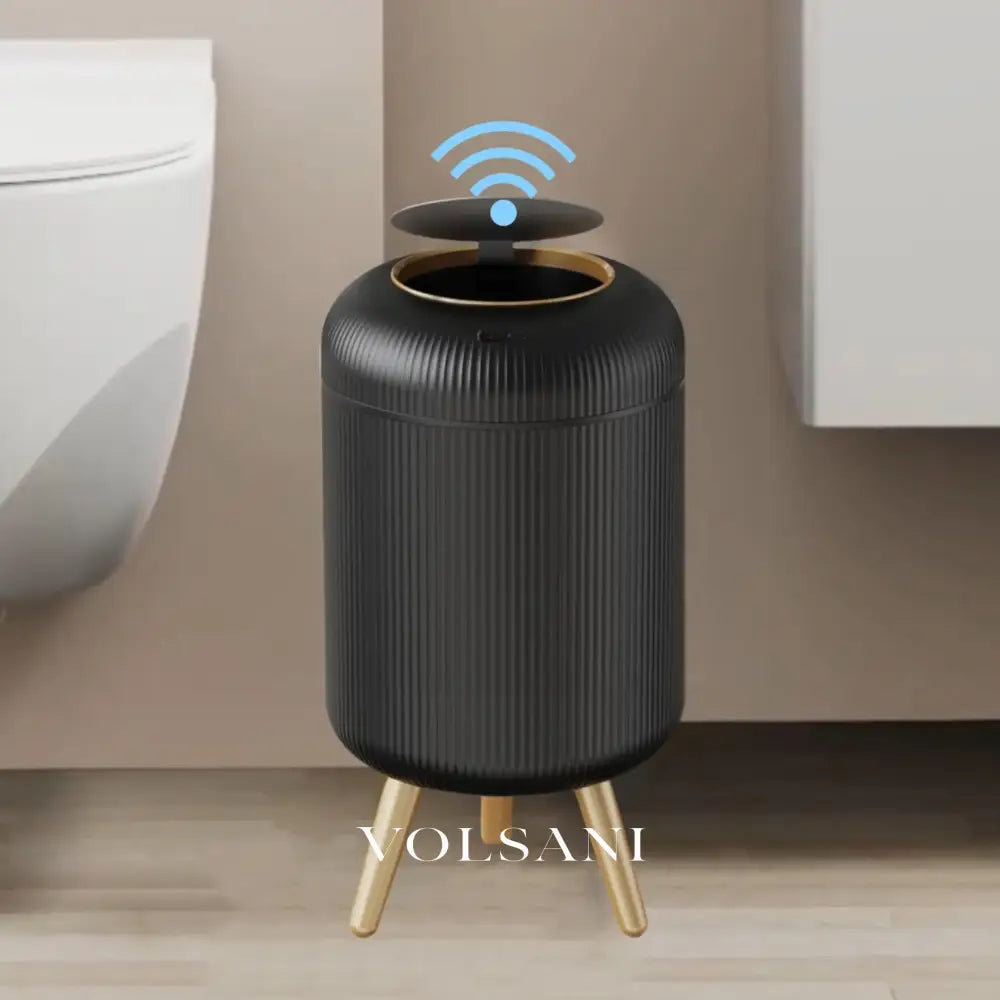 Automatic trash can with lid small plastic smart trash can motion sensor trash can for bedroom bathroom kitchen office