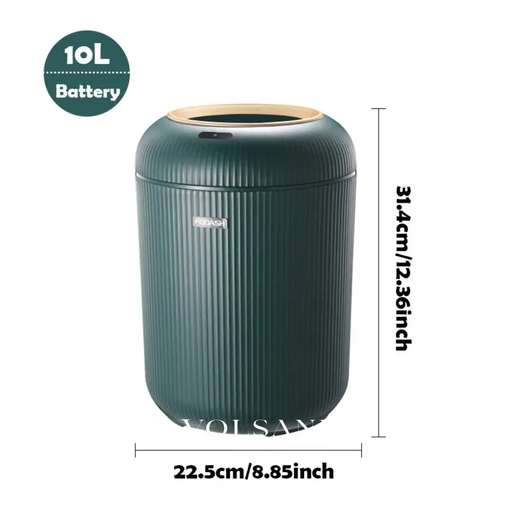 Automatic trash can with lid small plastic smart trash can motion sensor trash can for bedroom bathroom kitchen office