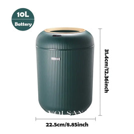 Automatic trash can with lid small plastic smart trash can motion sensor trash can for bedroom bathroom kitchen office