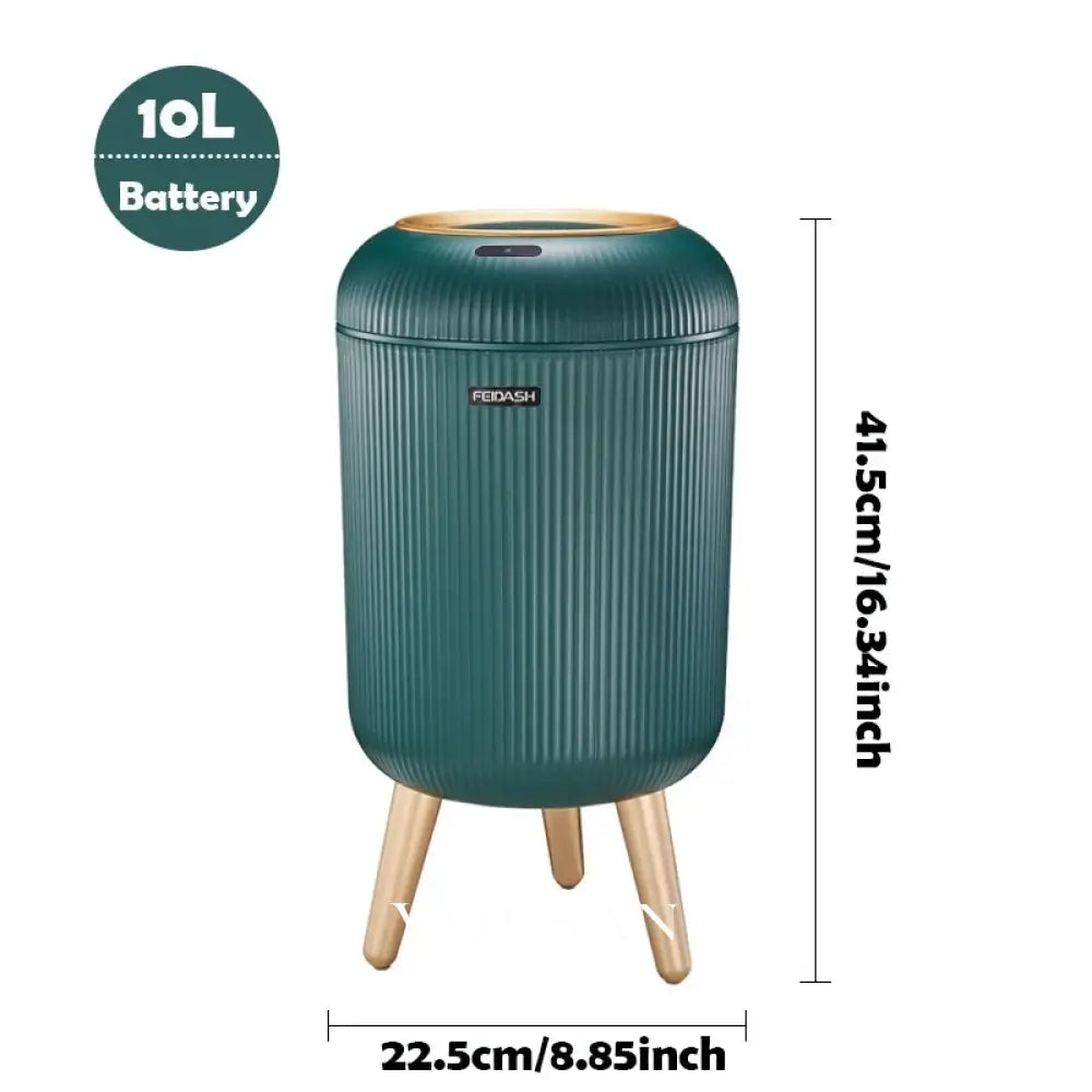 Automatic trash can with lid small plastic smart trash can motion sensor trash can for bedroom bathroom kitchen office
