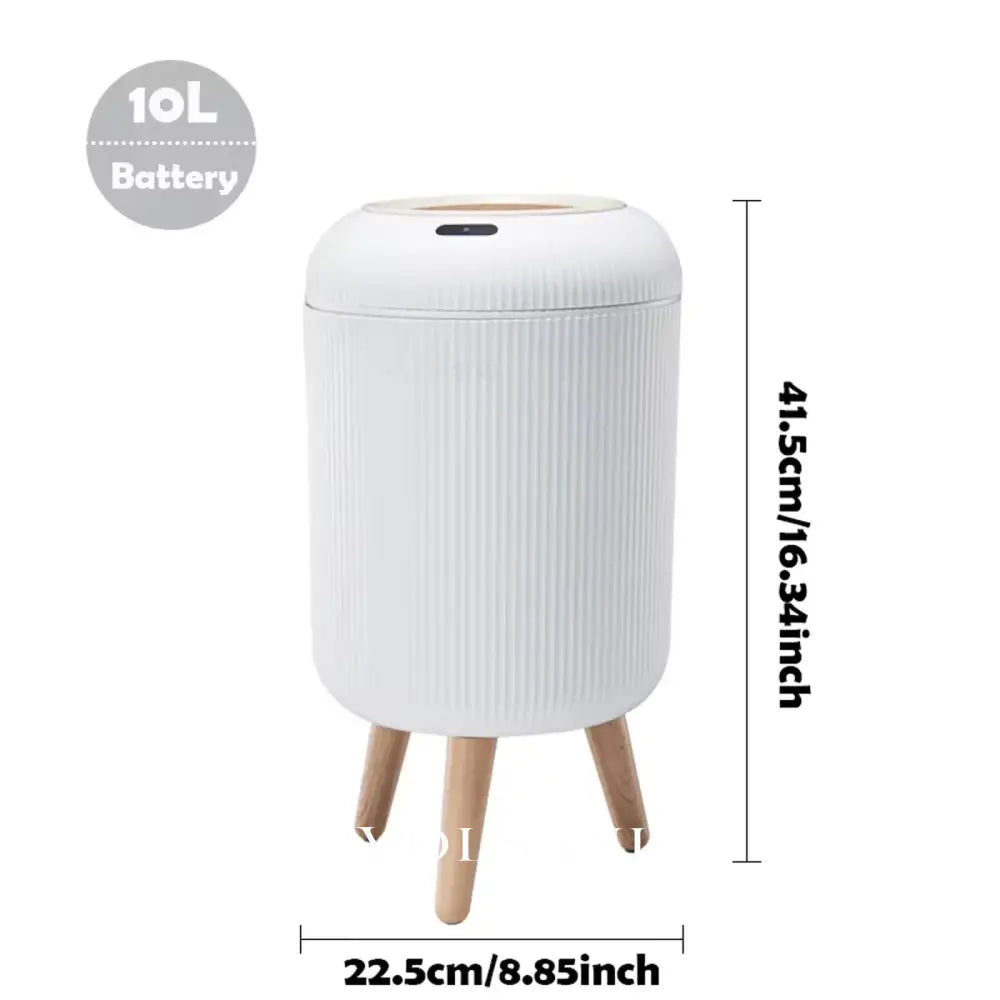 Automatic trash can with lid small plastic smart trash can motion sensor trash can for bedroom bathroom kitchen office