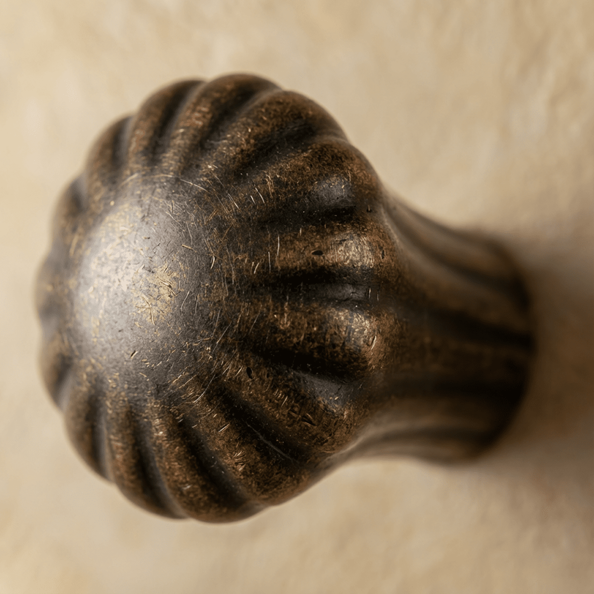Solid Brass Cabinet Knobs & Drawer Pulls, Nordic Kitchen & Dresser Hardware, Bright Gold & Bronze Tones, Set of 2 Pieces, 0.8-5in
