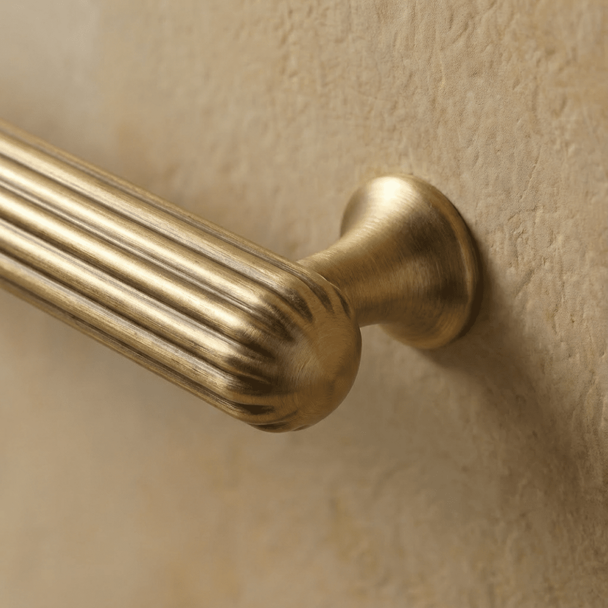 Solid Brass Cabinet Knobs & Drawer Pulls, Nordic Kitchen & Dresser Hardware, Bright Gold & Bronze Tones, Set of 2 Pieces, 0.8-5in