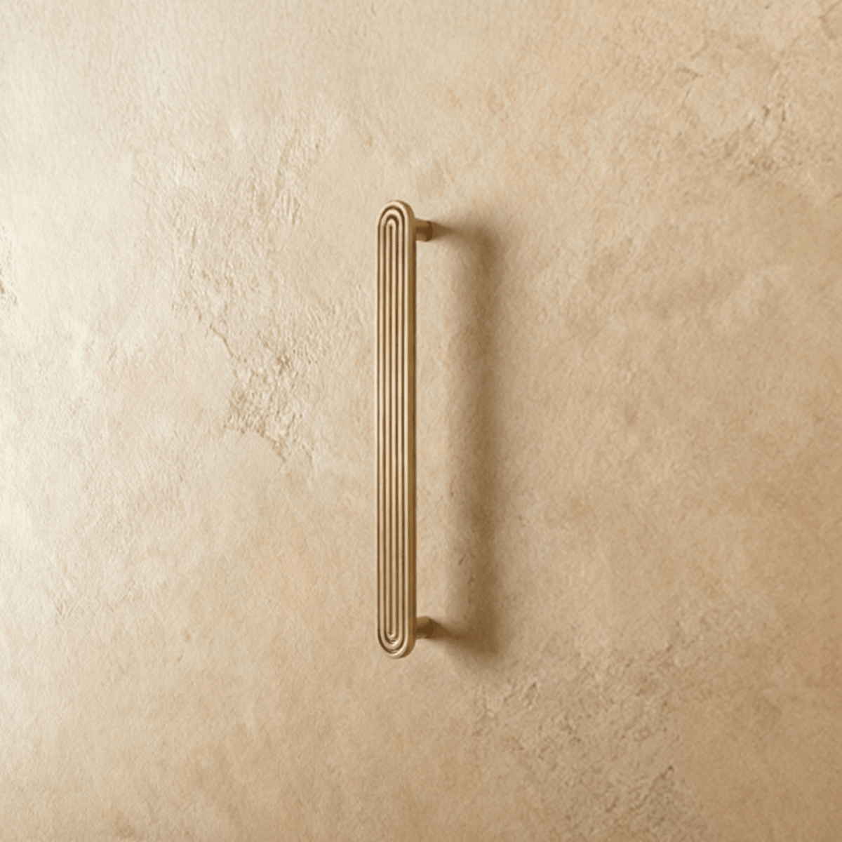 Solid Brass Cabinet Knobs & Drawer Pull Bars, Art Deco Kitchen & Wardrobe Hardware, Parallel Line Detailing, Set of 2, 1.3-7.5in