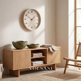 BO: Houten Wandklok 30 cm - Volsani
