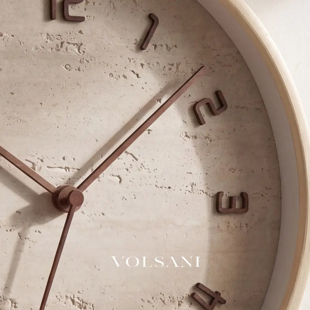 BO: Houten Wandklok 30 cm - Volsani