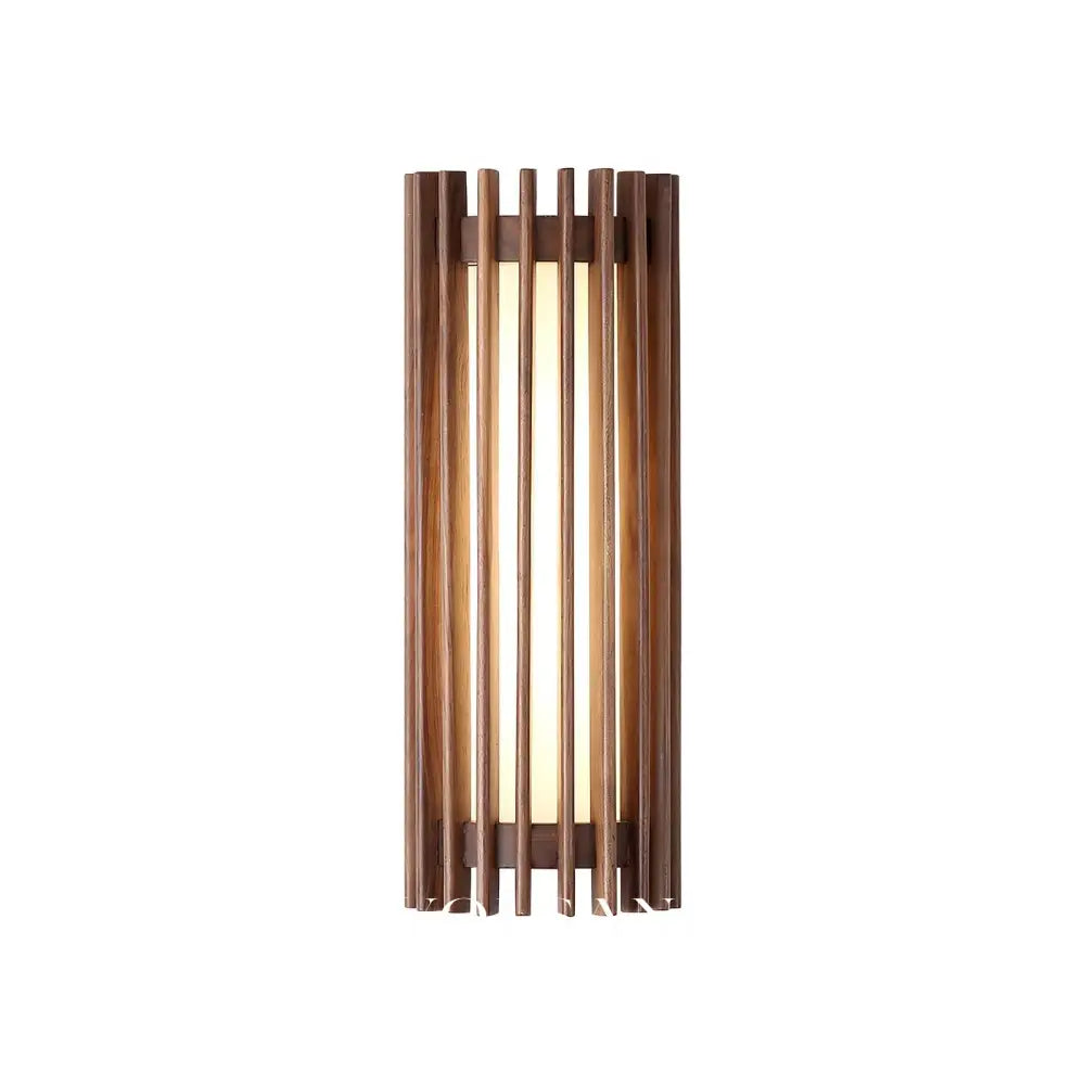 BODIL: Walnoot Wandlamp - Volsani