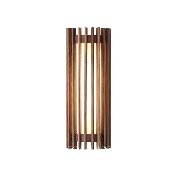 BODIL: Walnoot Wandlamp - Volsani