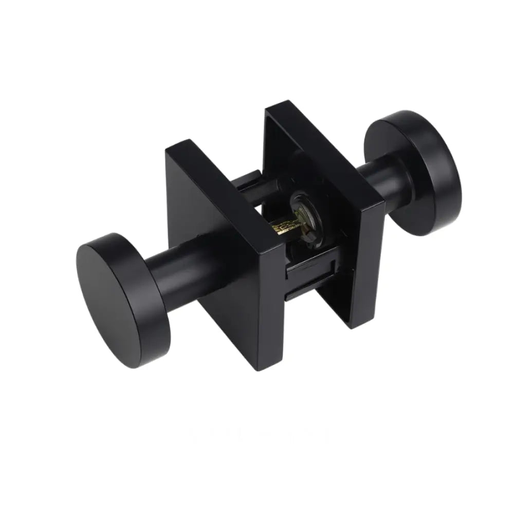 Brik Handle and Lock - W2.2’’(5.5cm) x H2.6’’(6.5cm) / Passage Lock / Black