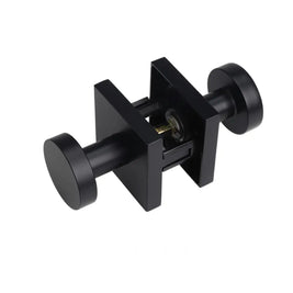Brik Handle and Lock - W2.2’’(5.5cm) x H2.6’’(6.5cm) / Passage Lock / Black