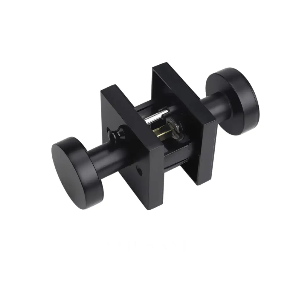 Brik Handle and Lock - W2.2’’(5.5cm) x H2.6’’(6.5cm) / Privacy Lock / Black