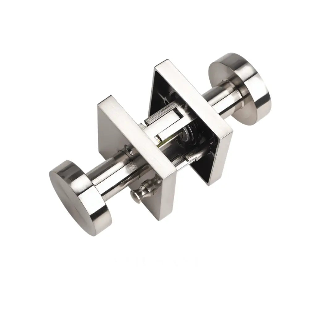 Brik Handle and Lock - W2.2’’(5.5cm) x H2.6’’(6.5cm) / Privacy Lock / Silver