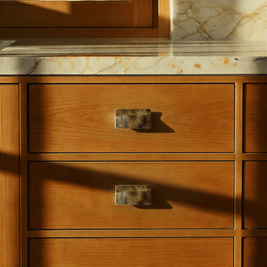 Curved Drawer Pull Handles, Minimalist Kitchen & Wardrobe Hardware, Vintage Brass Gold & Nickel Tones, Set of 2, 1.6-7.8in