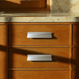 Curved Drawer Pull Handles, Minimalist Kitchen & Wardrobe Hardware, Vintage Brass Gold & Nickel Tones, Set of 2, 1.6-7.8in