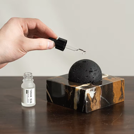 Marble Lava Stone Oil Diffuser, No Electricity Aromatherapy Diffuser, 3.9in