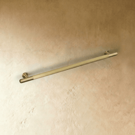 Ergonomic Cabinet Knobs & Drawer Pull Bars, Contemporary Kitchen & Wardrobe Hardware, Brass Bronze & Grey Tones, Set of 2, 0.7-12.6in
