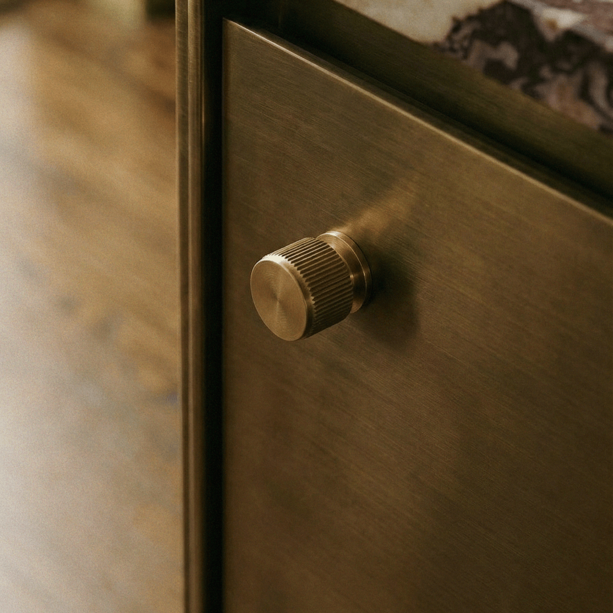 Ergonomic Cabinet Knobs & Drawer Pull Bars, Contemporary Kitchen & Wardrobe Hardware, Brass Bronze & Grey Tones, Set of 2, 0.7-12.6in