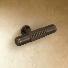 Ergonomic Cabinet Knobs & Drawer Pull Bars, Contemporary Kitchen & Wardrobe Hardware, Brass Bronze & Grey Tones, Set of 2, 0.7-12.6in
