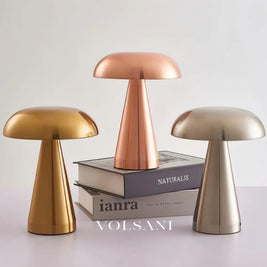 Cordless Table Lamp Mid Century Modern Bedside Lamp for Nightstand & Desk Rechargeable Battery Touch Dimmable 3 Levels
