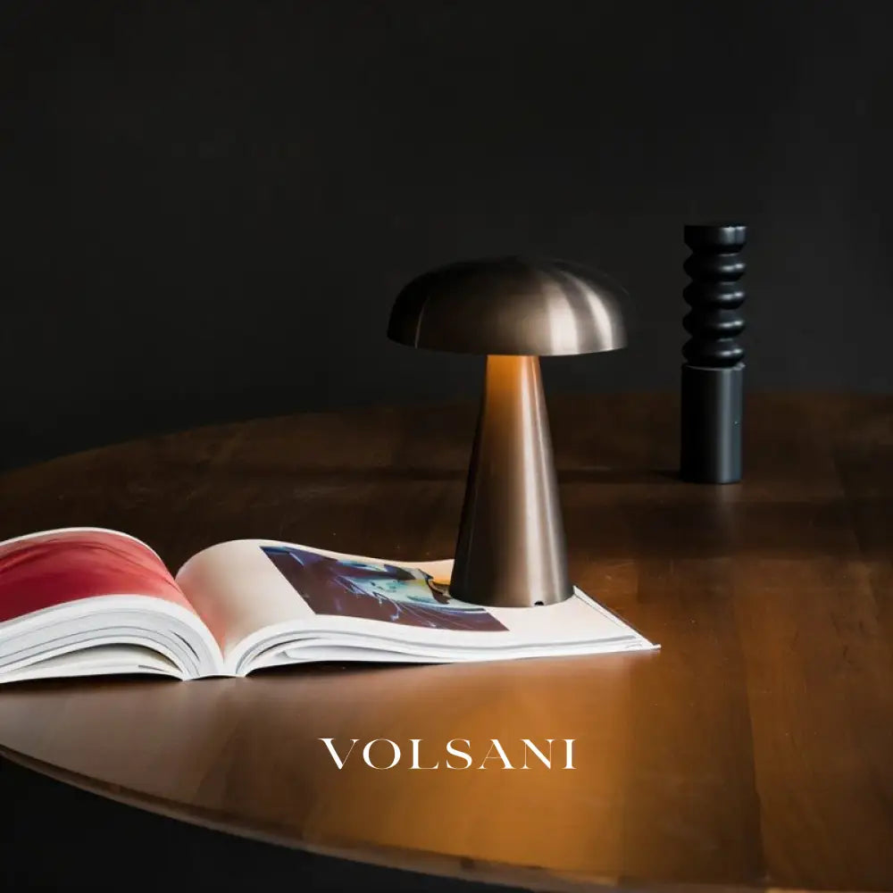 Cordless Table Lamp Mid Century Modern Bedside Lamp for Nightstand & Desk Rechargeable Battery Touch Dimmable 3 Levels