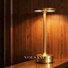 Cordless Table Lamp Rechargeable Aluminum Desk & Reading Lamp for Bedside Nook Modern Industrial Black Gold Silver 11in