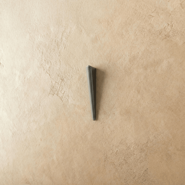 Zinc Alloy Drawer Pull Bars, Modern Cabinet & Wardrobe Hardware, Tapered Geometric Profile, Set of 2 in Gold-Tone & Grey, 1.2-7.5in