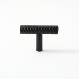 Cross-Knurled Brass Cabinet Knobs & Drawer Pulls, Modern Wardrobe & Kitchen Hardware, Three Finishes, Set of 2, 2-10in