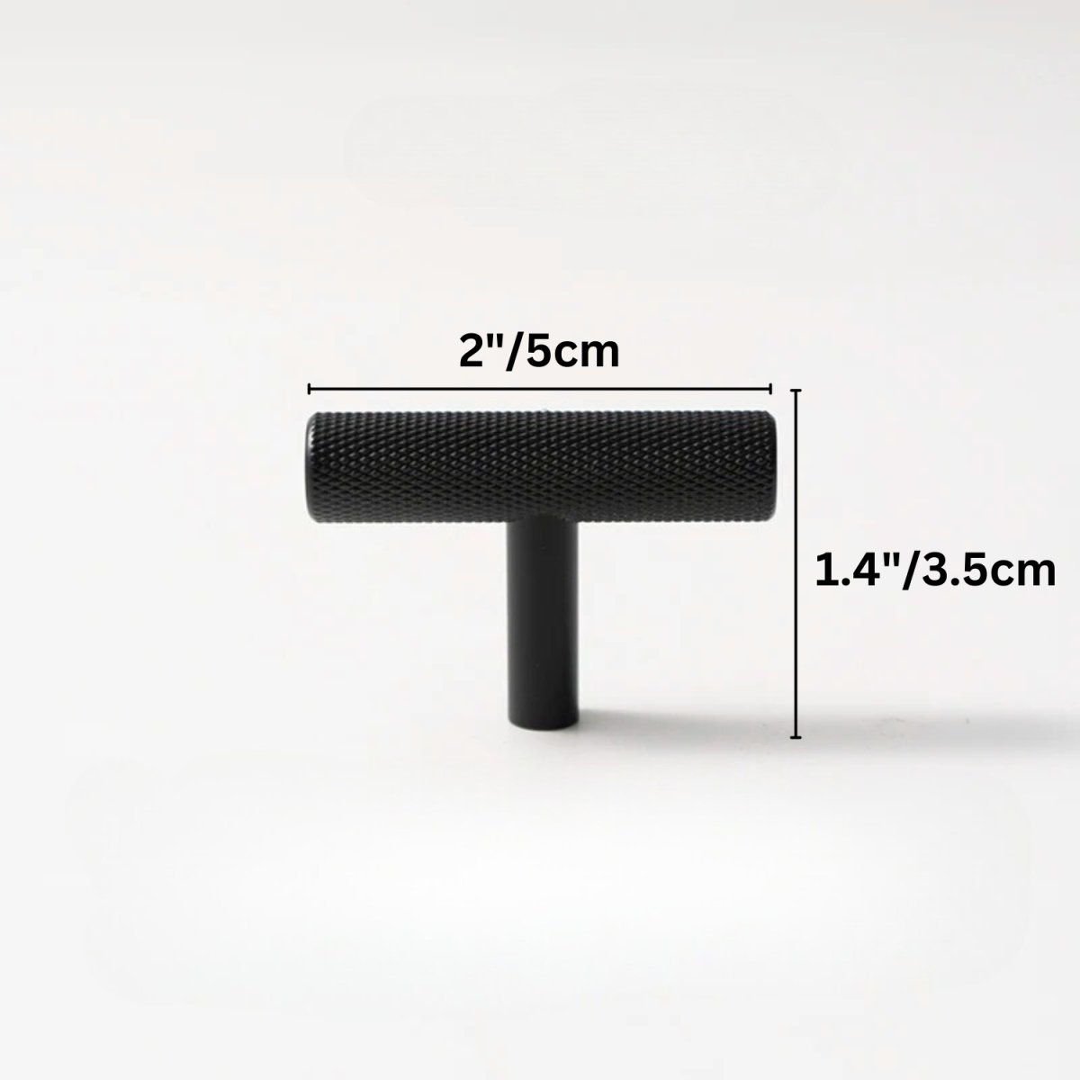 Cross-Knurled Brass Cabinet Knobs & Drawer Pulls, Modern Wardrobe & Kitchen Hardware, Three Finishes, Set of 2, 2-10in