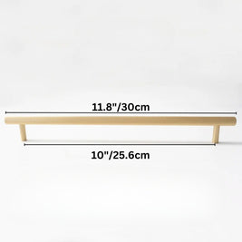Cross-Knurled Brass Cabinet Knobs & Drawer Pulls, Modern Wardrobe & Kitchen Hardware, Three Finishes, Set of 2, 2-10in