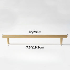 Cross-Knurled Brass Cabinet Knobs & Drawer Pulls, Modern Wardrobe & Kitchen Hardware, Three Finishes, Set of 2, 2-10in