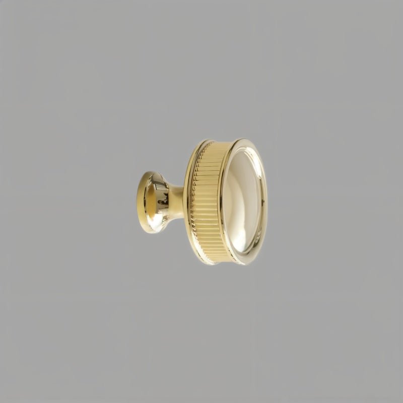 Gold-Tone Cabinet Knobs & Pull Bars, Modern Kitchen & Wardrobe Hardware, Two Designs, Set of 2, 1.2-2.7in