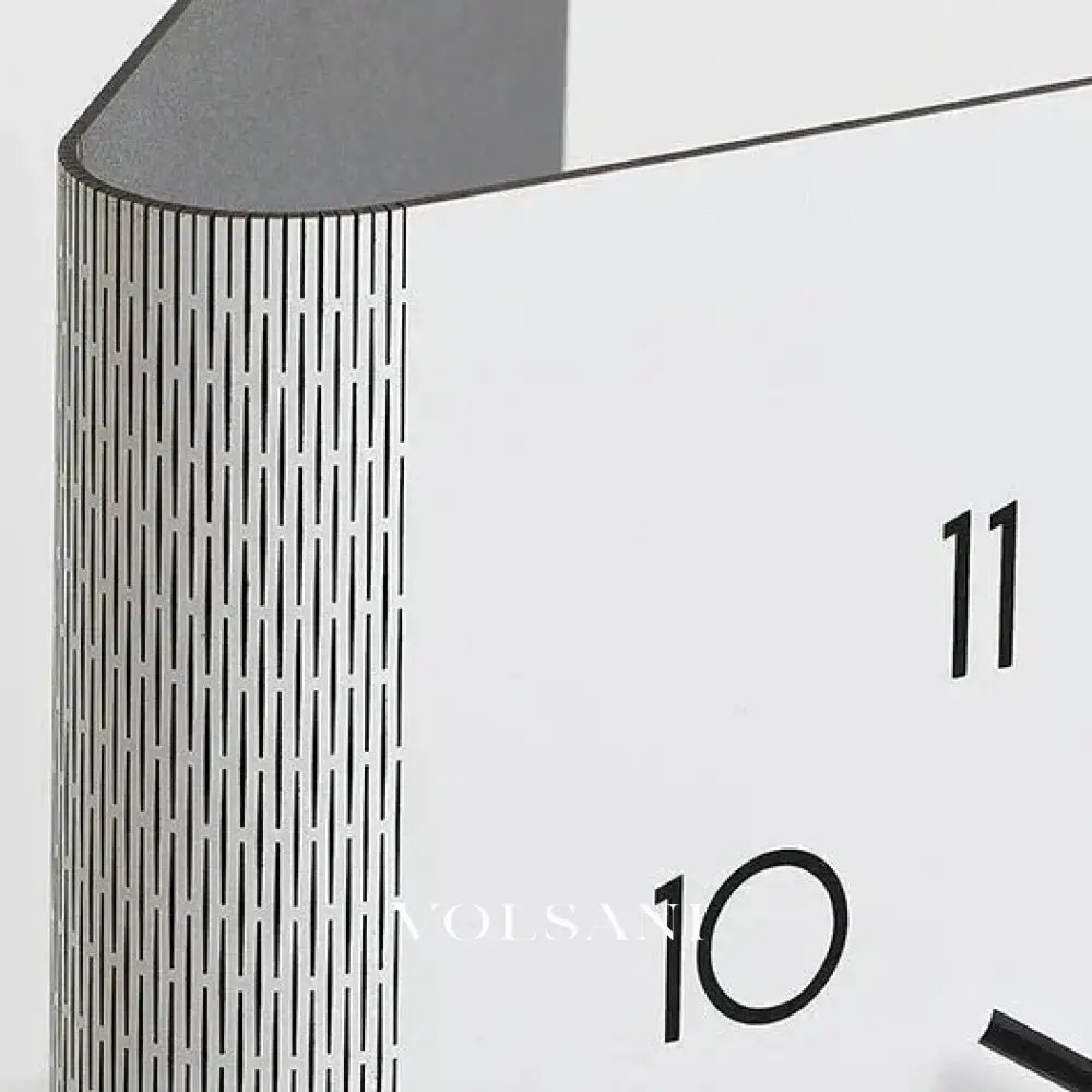 Double Sided Corner Wall Clock Minimalist Living Room & Office Clock Silent Sweep Both Faces 2 Finishes 23.6in - Decor