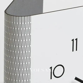 Double Sided Corner Wall Clock Minimalist Living Room & Office Clock Silent Sweep Both Faces 2 Finishes 23.6in - Decor