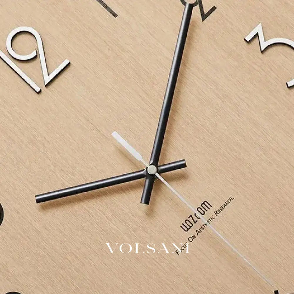 Double Sided Corner Wall Clock Minimalist Living Room & Office Clock Silent Sweep Both Faces 2 Finishes 23.6in - Decor