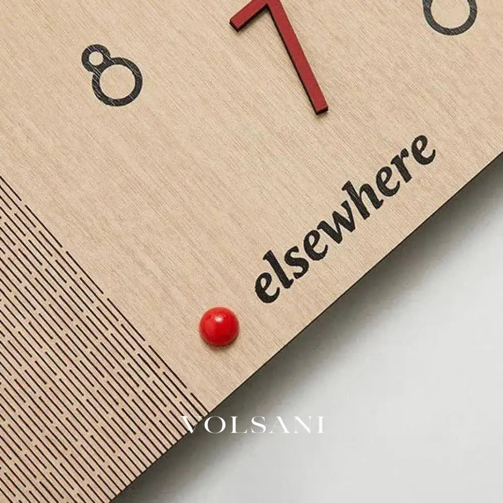 Double Sided Corner Wall Clock Minimalist Living Room & Office Clock Silent Sweep Both Faces 2 Finishes 23.6in - Decor